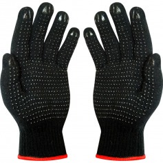 Luva de malha pigmentada tricotada Luva de malha pigmentada tricotada