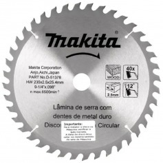 Disco de serra para madeira 235 x 25.4 x 40 dentes - D-51378 Disco de serra para madeira 235 x 25.4 x 40 dentes - D-51378