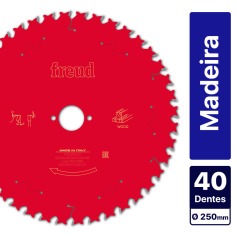 Disco de serra para madeira 250 mm 40 dentes - FR23W002T Disco de serra para madeira 250 mm 40 dentes - FR23W002T