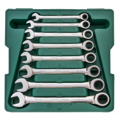 Jogo de chave combinada com catraca 8 a 19 mm 8 peças - ST08008SJ Jogo de chave combinada com catraca 8 a 19 mm 8 peças - ST08008SJ