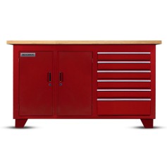 Bancada fechada com 6 gavetas e 2 portas RLL-204 Bancada fechada com 6 gavetas e 2 portas RLL-204