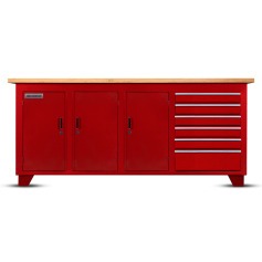 Bancada fechada com 6 gavetas e 3 portas RLL-214 Bancada fechada com 6 gavetas e 3 portas RLL-214