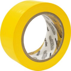 Fita adesiva para demarcação 48 mm x 30 m amarela Fita adesiva para demarcação 48 mm x 30 m amarela