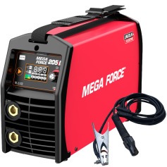 Inversora de solda 200A display Led para Eletrodo e Tig - Mega Force 205iD Inversora de solda 200A display Led para Eletrodo e Tig - Mega Force 205iD