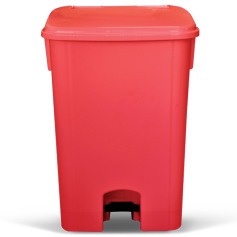 Cesto coletor de lixo com pedal 100 litros sem rodas Cesto coletor de lixo com pedal 100 litros sem rodas