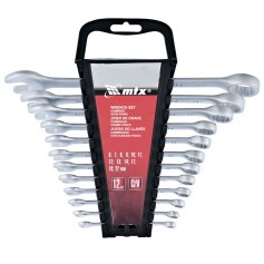 Jogo de chave combinada de 6 a 22 mm aço cromo vanádio com 12 peças Jogo de chave combinada de 6 a 22 mm aço cromo vanádio com 12 peças