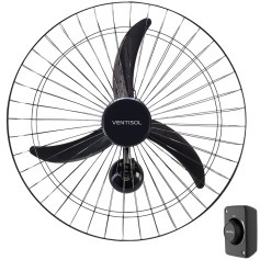Ventilador de parede 60 cm oscilante grade de aço - 543 Ventilador de parede 60 cm oscilante grade de aço - 543