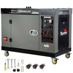 Gerador de energia 7 Kva a diesel cabinado bivolt partida elétrica com AVR - TDG8500SLEXP Gerador de energia 7 Kva a diesel cabinado bivolt partida elétrica com AVR - TDG8500SLEXP