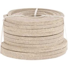 Gaxeta de algodão quadrada ensebada 1/4 Gaxeta de algodão quadrada ensebada 1/4