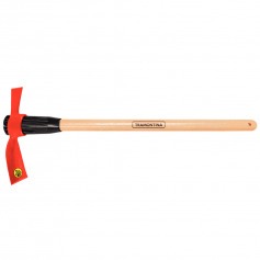 Picareta em aço tamanho 4 com cabo de madeira 90 cm - Chibanca Picareta em aço tamanho 4 com cabo de madeira 90 cm - Chibanca