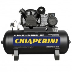 Compressor de ar 20 pés 200L 5 hp 175 lbs trifásico - CJ 20+ APV 200L Compressor de ar 20 pés 200L 5 hp 175 lbs trifásico - CJ 20+ APV 200L