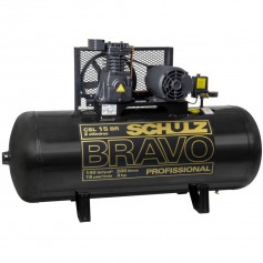 Compressor de ar 15 pés 200L 3 hp 140 libras monofásico Bravo - CSL15BR/200 Compressor de ar 15 pés 200L 3 hp 140 libras monofásico Bravo - CSL15BR/200