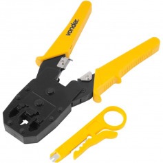 Alicate crimpador com desencapador de fios - ACV 245 Alicate crimpador com desencapador de fios - ACV 245