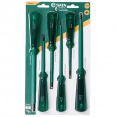 Jogo de chave de fenda e phillips com 6 peças - ST08041L Jogo de chave de fenda e phillips com 6 peças - ST08041L