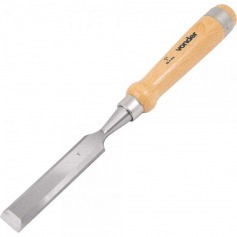 Formão chanfrado com cabo em madeira 1 Formão chanfrado com cabo em madeira 1