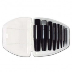 Jogo de extrator de parafuso 1,4 a 11 mm com 5 peças - 8551-55 Jogo de extrator de parafuso 1,4 a 11 mm com 5 peças - 8551-55