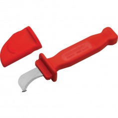 Faca curva desencapadora de cabo com isolamento - 4527 NR Faca curva desencapadora de cabo com isolamento - 4527 NR