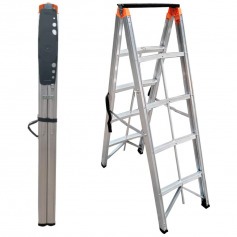 Escada Dobrável Palito de alumínio 4 degraus - N24035517 Escada Dobrável Palito de alumínio 4 degraus - N24035517