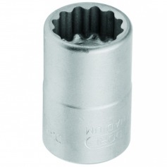 Soquete estriado 19 mm encaixe de 3/4 Soquete estriado 19 mm encaixe de 3/4