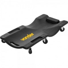 Carrinho esteira para mecânico 89,6 cm 150 Kg com apoio de cabeça Carrinho esteira para mecânico 89,6 cm 150 Kg com apoio de cabeça