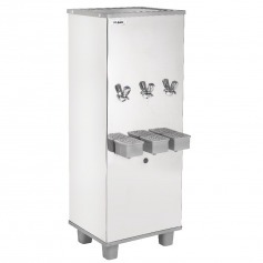 Bebedouro industrial de coluna 50 litros em aço kromanox - LIC050 Bebedouro industrial de coluna 50 litros em aço kromanox - LIC050