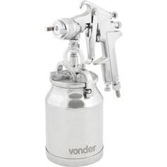 Pistola de pintura baixa produção caneca em alumínio com bico de 1,8 mm - PSV 100 Pistola de pintura baixa produção caneca em alumínio com bico de 1,8 mm - PSV 100