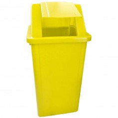 Cesto coletor de lixo 60L tampa basculante Sem adesivo - CV61 Cesto coletor de lixo 60L tampa basculante Sem adesivo - CV61
