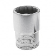 Soquete estriado 19 mm encaixe 1/2 Soquete estriado 19 mm encaixe 1/2