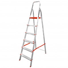 Escada de alumínio 6 degraus residencial - ESC0065 Escada de alumínio 6 degraus residencial - ESC0065