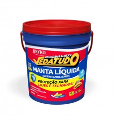 Manta líquida impermeabilizante para lajes e telhados 18 Kg - Vedatudo Manta líquida impermeabilizante para lajes e telhados 18 Kg - Vedatudo