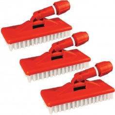 Escova macia com suporte com 3 peças - Limpa tudo Escova macia com suporte com 3 peças - Limpa tudo