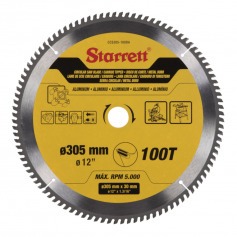 Disco de serra para alumínio 305 mm x 30 mm com 100 dentes - CCS305-100DA Disco de serra para alumínio 305 mm x 30 mm com 100 dentes - CCS305-100DA