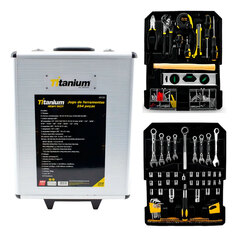 Jogo de ferramentas 254 peças com maleta de alumínio - 5729 Jogo de ferramentas 254 peças com maleta de alumínio - 5729