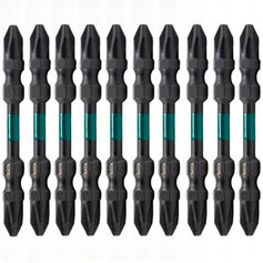 Jogo de bits philips duplo de impacto Ph3 x 110mm encaixe 1/4 Jogo de bits philips duplo de impacto Ph3 x 110mm encaixe 1/4