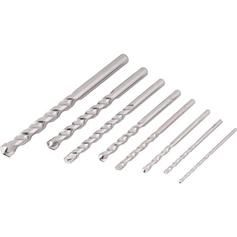 Jogo de broca de wídea para concreto de 3 a 12 mm com 8 peças Jogo de broca de wídea para concreto de 3 a 12 mm com 8 peças