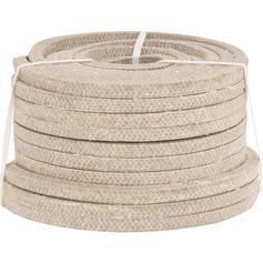 Gaxeta de algodão quadrada ensebada 5/8 Gaxeta de algodão quadrada ensebada 5/8