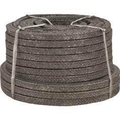 Gaxeta de algodão quadrada grafitada 5/8 Gaxeta de algodão quadrada grafitada 5/8