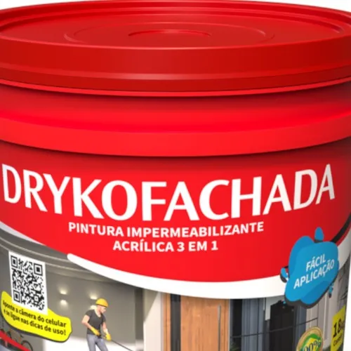 Pintura Impermeabilizante Acrílica Drykofachada 18 Lts